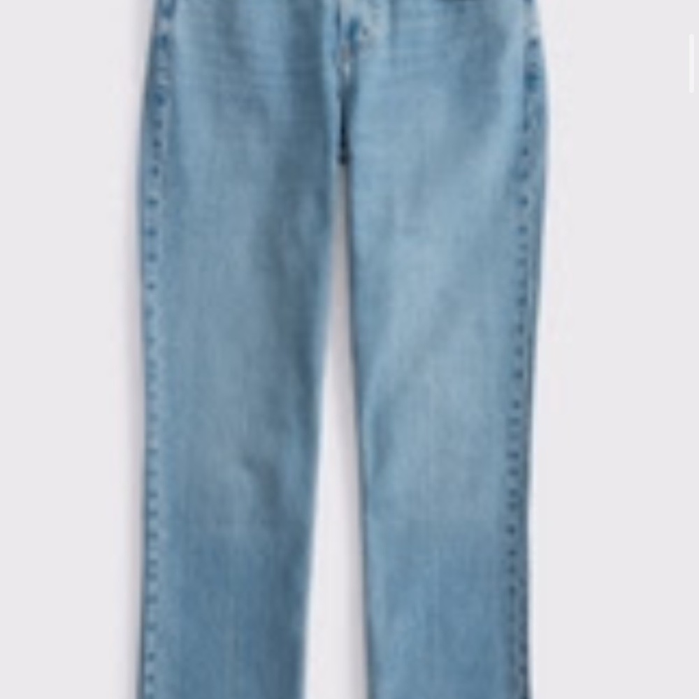 Abercrombie & Fitch High Rise Women Jeans - Light Blue
